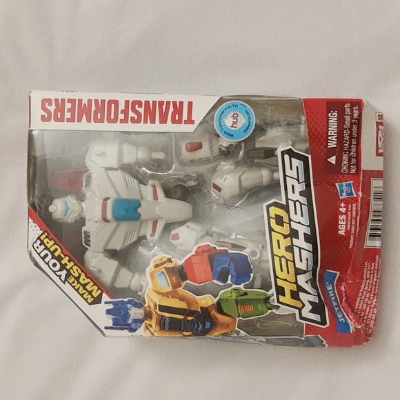 Transformers Hero Mashers JETFIRE SEALED w *BOX DAMAGE* - Picture 4 of 10